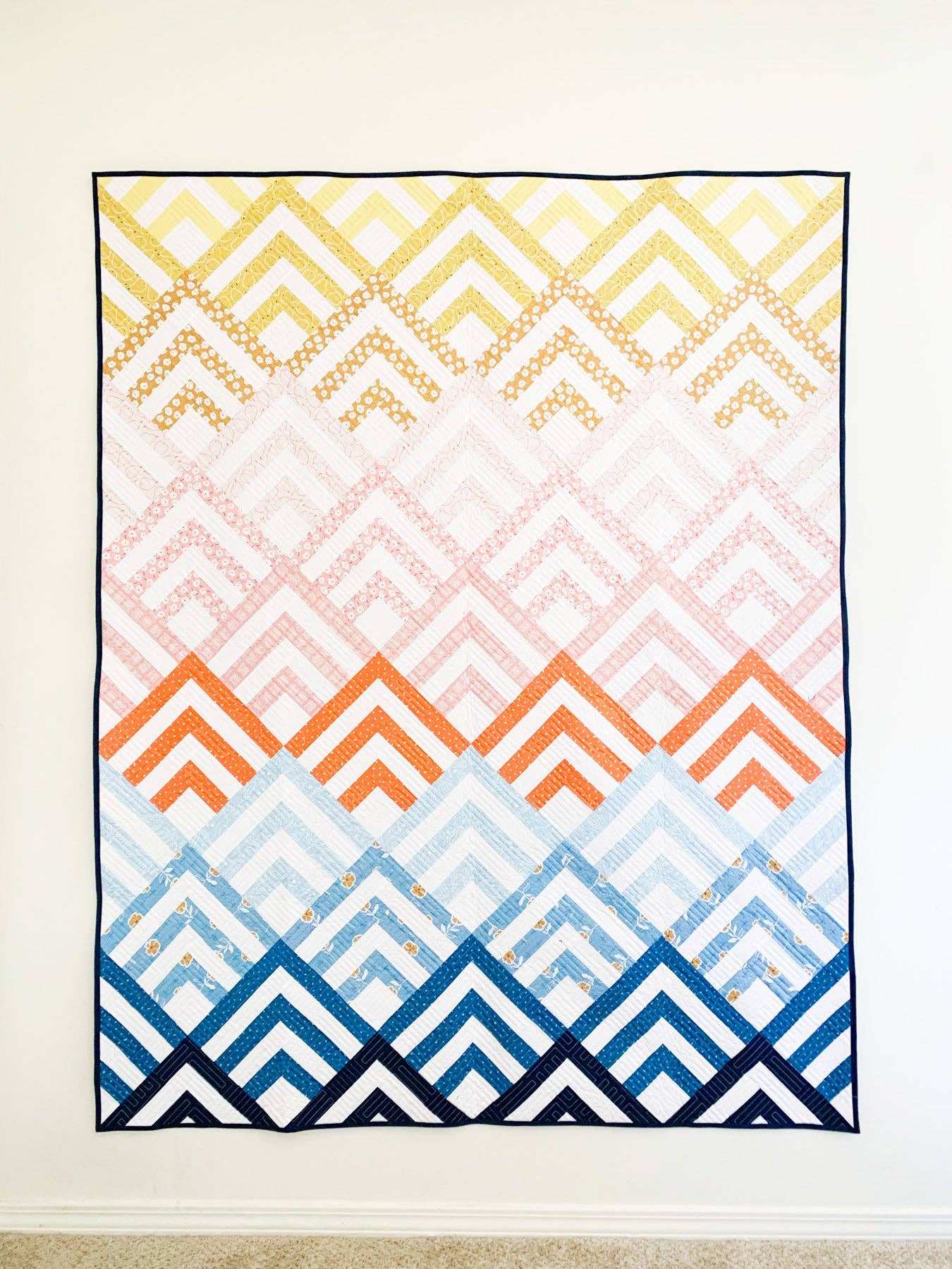 Cabin Peaks Quilt Pattern | Cotton and Joy