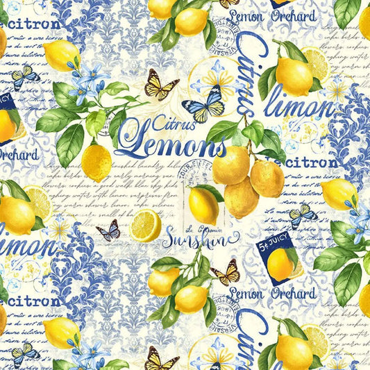 Limoncello by TT Fabrics Collection Fat Quarter Bundle 12pcs/bundle