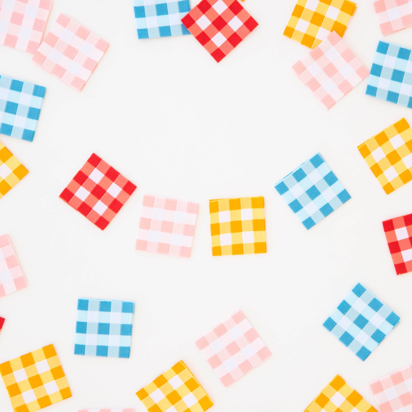 Gingham Multipack - Sewing Woven Clothing and Quilt Labels