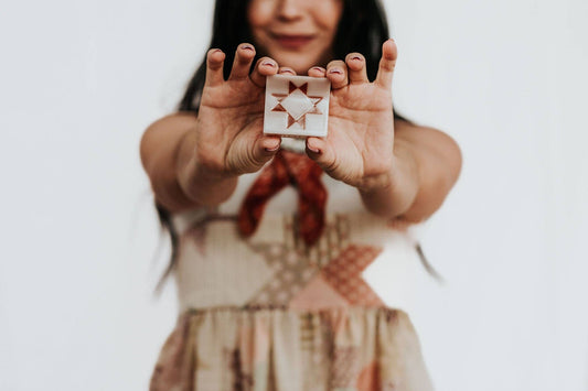 Cinnamon Sawtooth Star Claw (S) Hair Clip