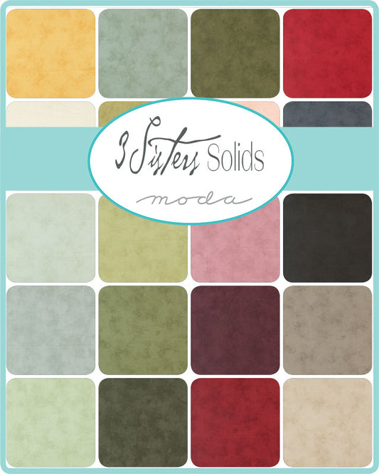 3 Sisters Solids Layer Cake 44019LC Moda Precuts