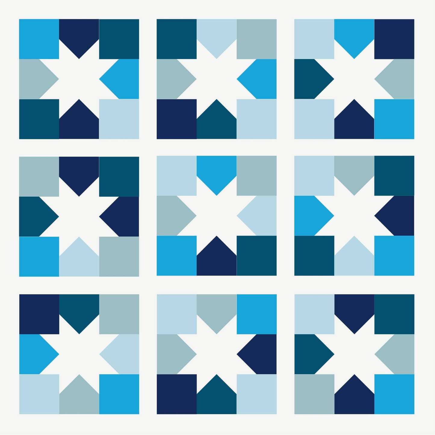 Joyful Stars Quilt Kit - Baby Size - Curated by Habernashery