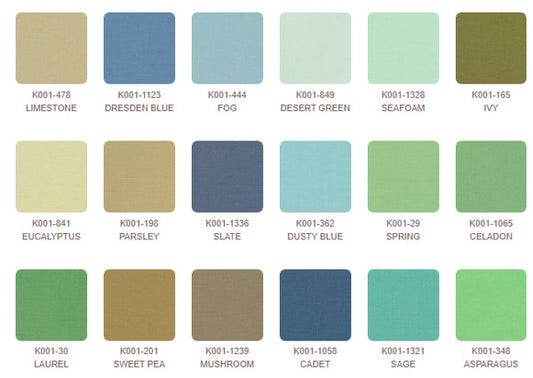 Kona Cotton March 2025 Palette Charm Pack 42 pcs