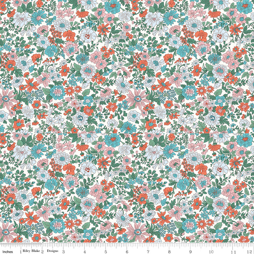 Liberty Emily Annabelle C Quilting Fabric | Liberty Fabrics