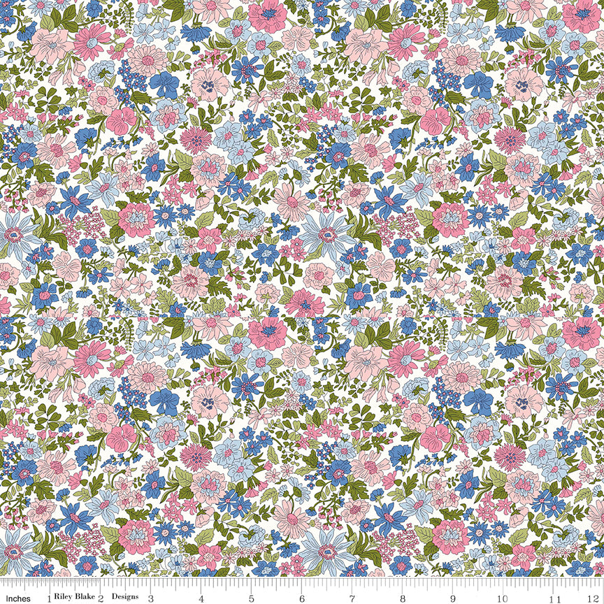 Liberty Emily Annabelle F Quilting Fabric | Liberty Fabrics
