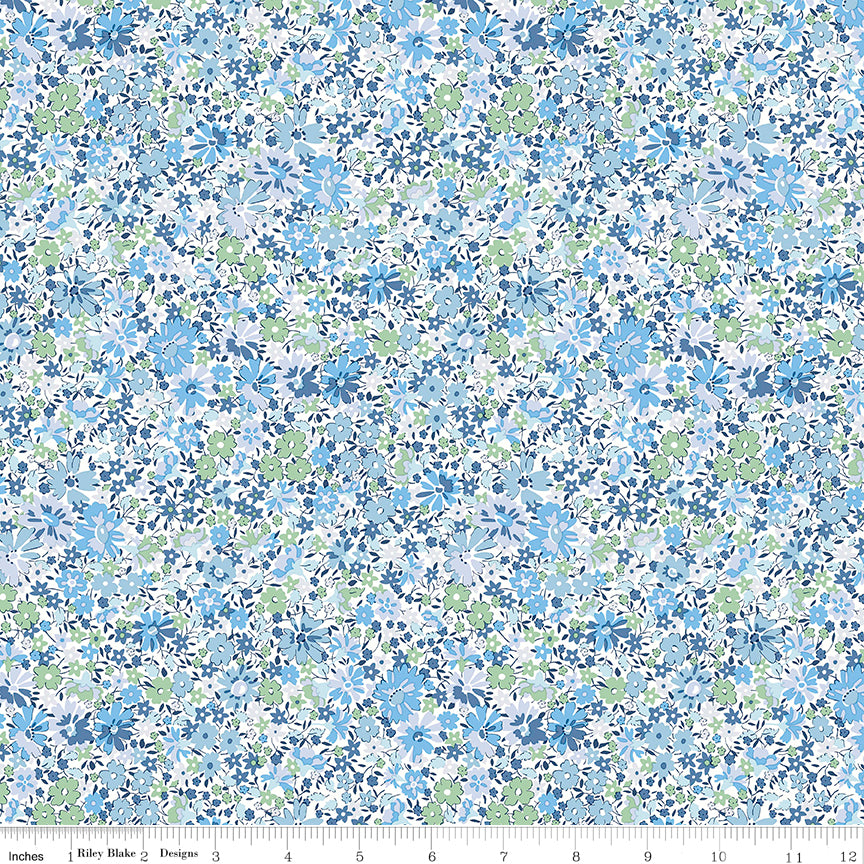 PREORDER: Liberty Romantic Florals Velasco Meadow A Quilting Fabric