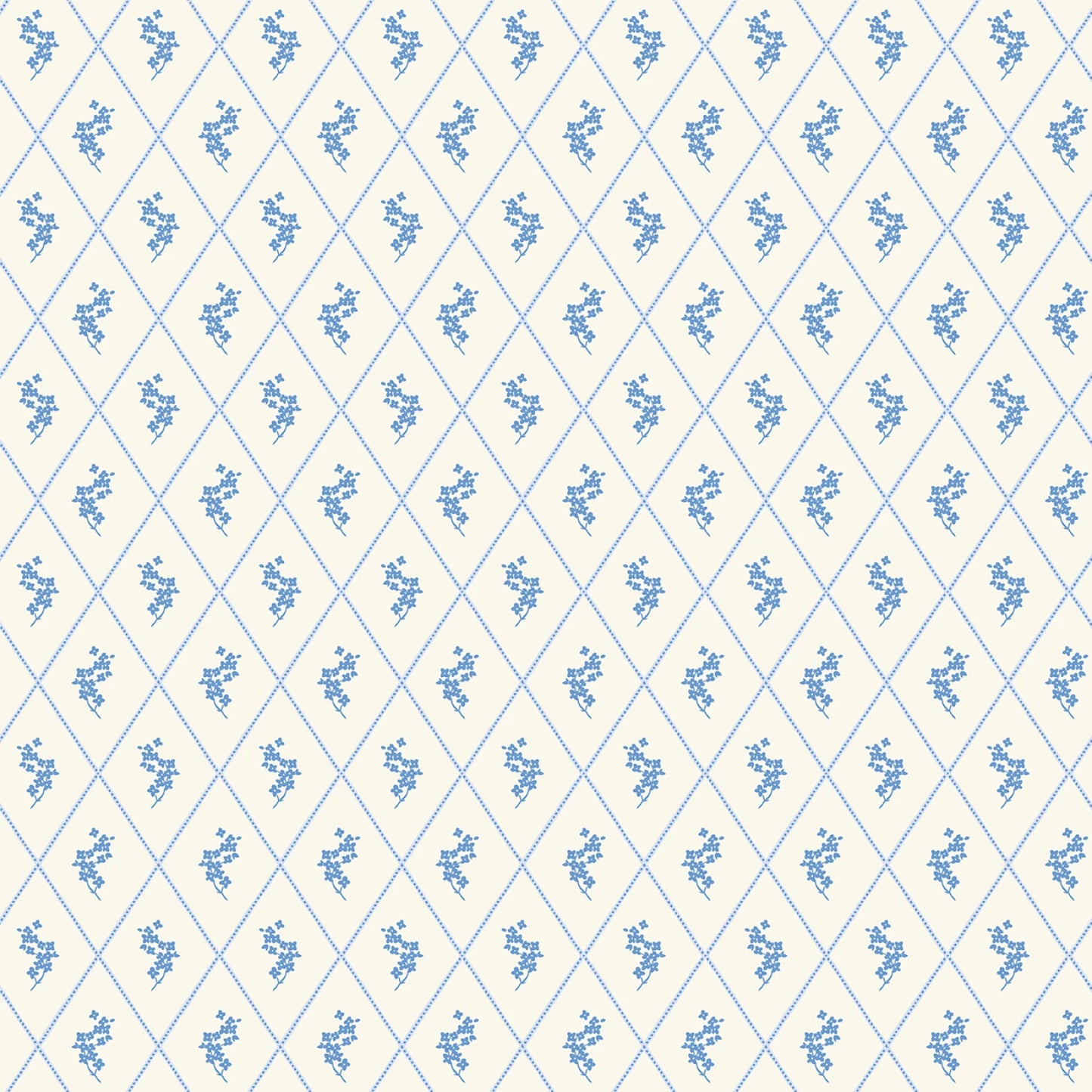 Penelope 1 Yard Bundle Blue, 8 Pcs Quilting Fabric | Riley Blake Designs