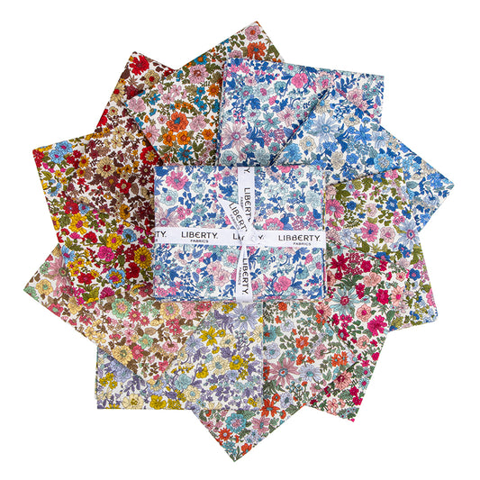 Liberty Emily Annabelle Fat Quarter Bundle, 10 Pcs.