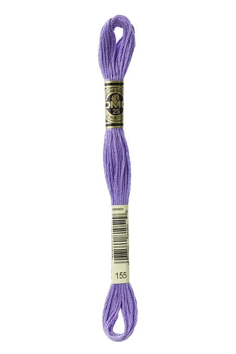 155 Metallic Mauve | DMC Six-Strand Embroidery Floss