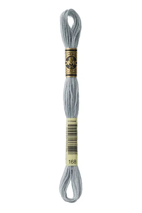 168 Metallic Town Mouse Grey | DMC Six-Strand Embroidery Floss