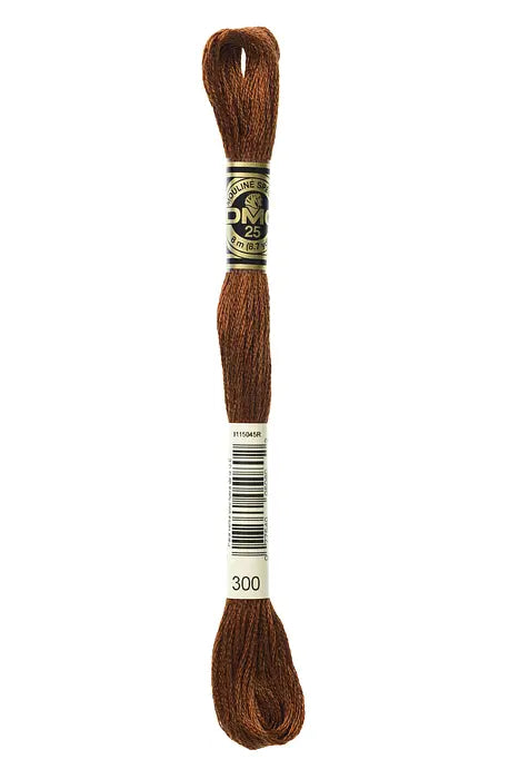 300 Mahogany | DMC Six-Strand Embroidery Floss