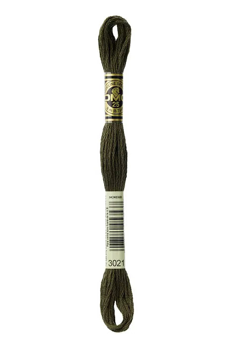 3021 Ink | DMC Six-Strand Embroidery Floss