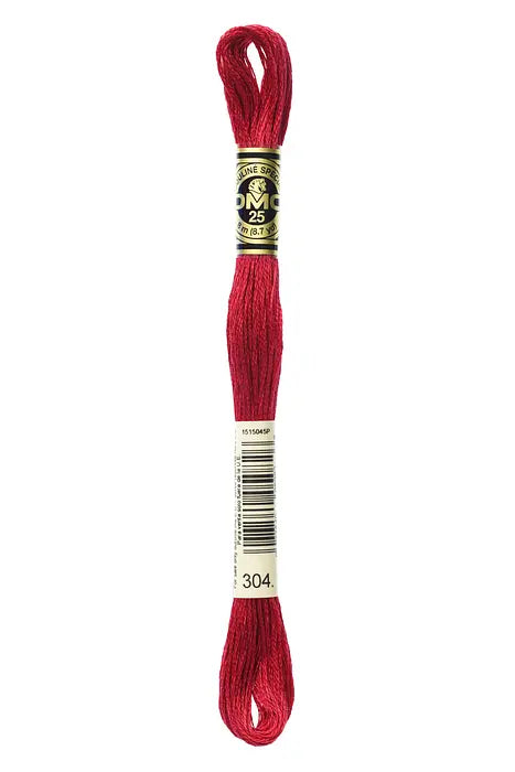 304 Red Lacquer | DMC Six-Strand Embroidery Floss