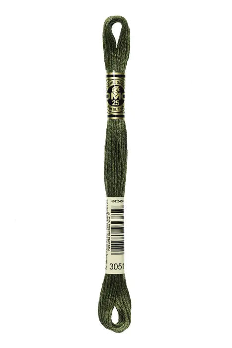 3051 Forest Green | DMC Six-Strand Embroidery Floss
