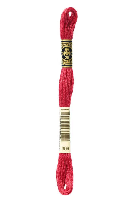 309 Crushed Raspberry | DMC Six-Strand Embroidery Floss