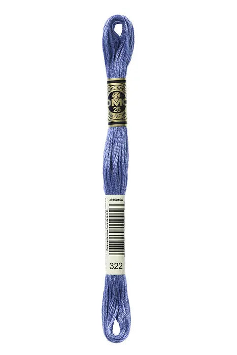 322 Delft Blue | DMC Six-Strand Embroidery Floss