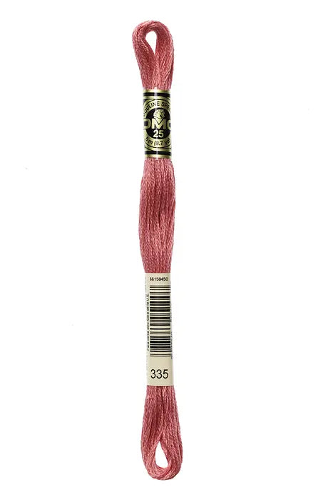 335 Dark Pink | DMC Six-Strand Embroidery Floss