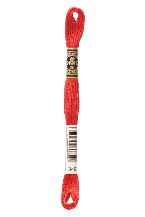 349 Red Pepper| DMC Six-Strand Embroidery Floss