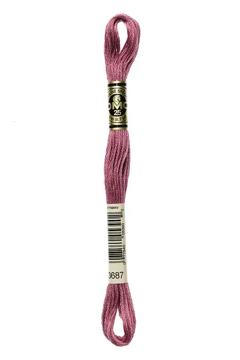 3687 Berry Smoothie | DMC Six-Strand Embroidery Floss