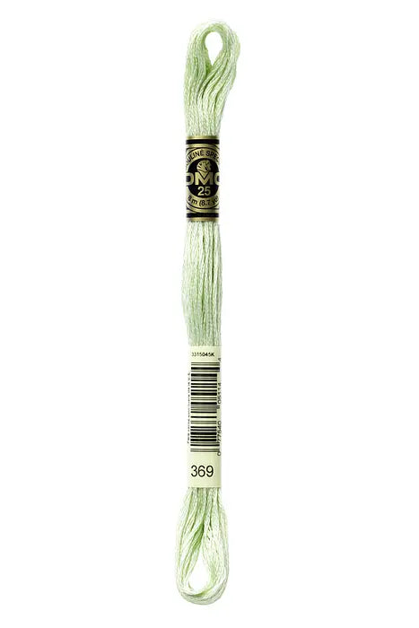 369 Bamboo Shoot Green | DMC Six-Strand Embroidery Floss
