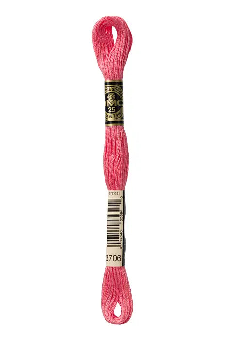 3706 Flamingo | DMC Six-Strand Embroidery Floss