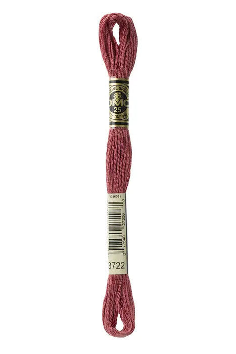 3722 Dark Rosewood | DMC Six-Strand Embroidery Floss