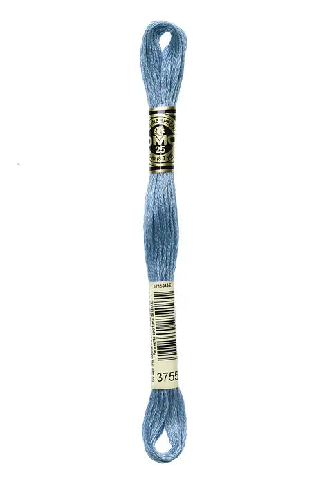 3755 Pastel Blue | DMC Six-Strand Embroidery Floss