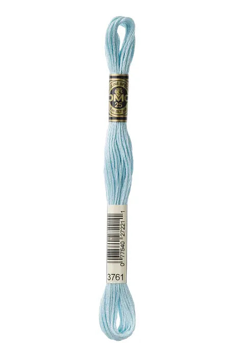 3761 Aquamarine Blue | DMC Six-Strand Embroidery Floss