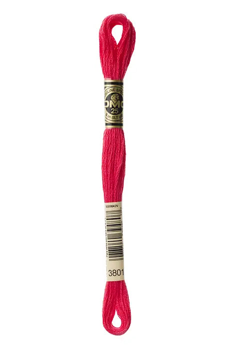 3801 Tulip Red | DMC Six-Strand Embroidery Floss