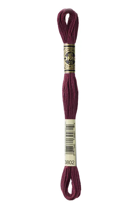 3802 Aubergine | DMC Six-Strand Embroidery Floss