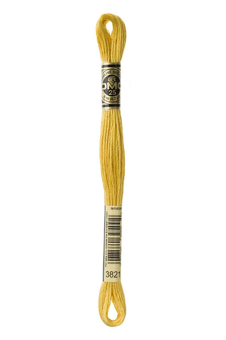 3821 Metallic Mango | DMC Six-Strand Embroidery Floss