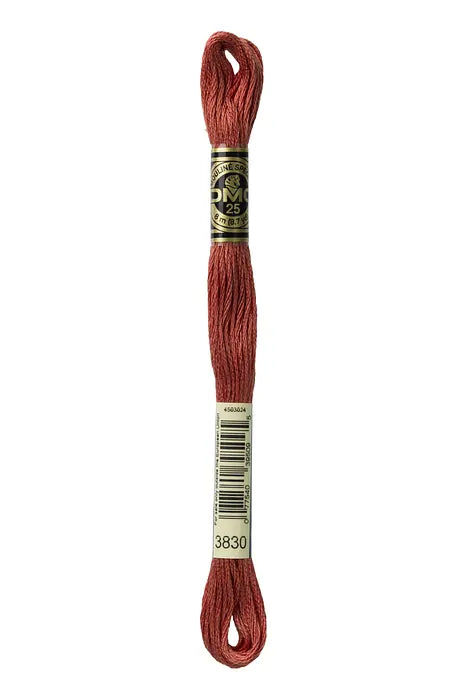 3830 Deep Blush | DMC Six-Strand Embroidery Floss
