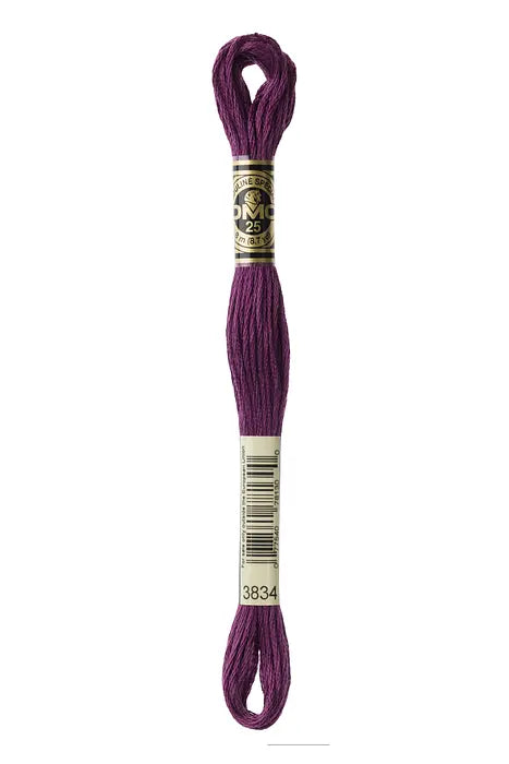 3834 Red Grape | DMC Six-Strand Embroidery Floss