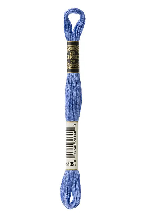 3839 Mediterranean Blue | DMC Six-Strand Embroidery Floss
