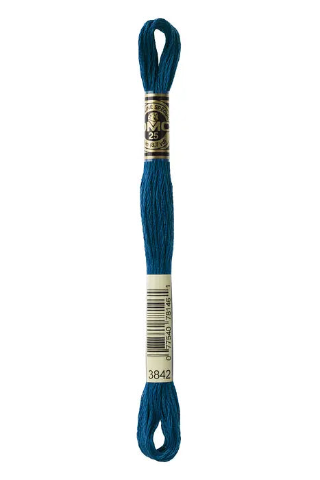 3842 Prussian Blue | DMC Six-Strand Embroidery Floss