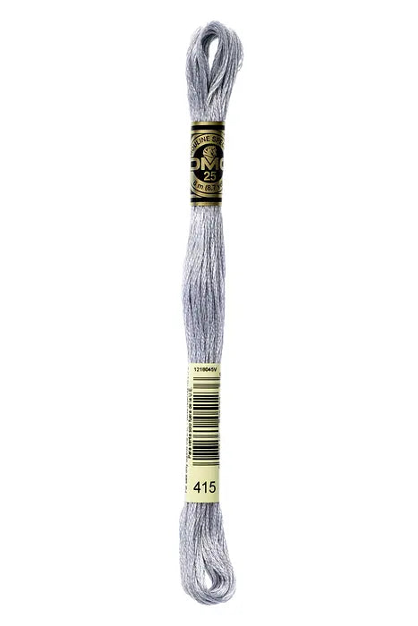 415 Metallic Chrome | DMC Six-Strand Embroidery Floss