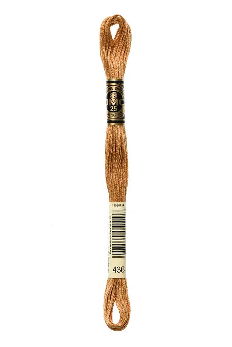 436 Metallic Teddy | DMC Six-Strand Embroidery Floss