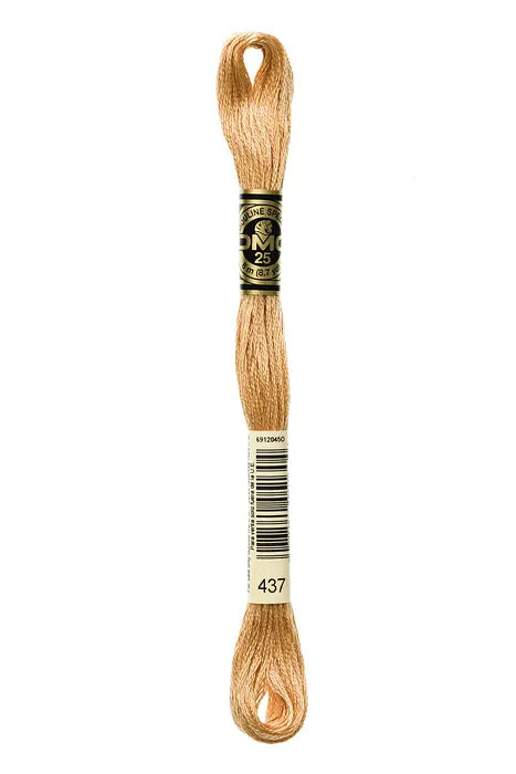 437 Camel | DMC Six-Strand Embroidery Floss