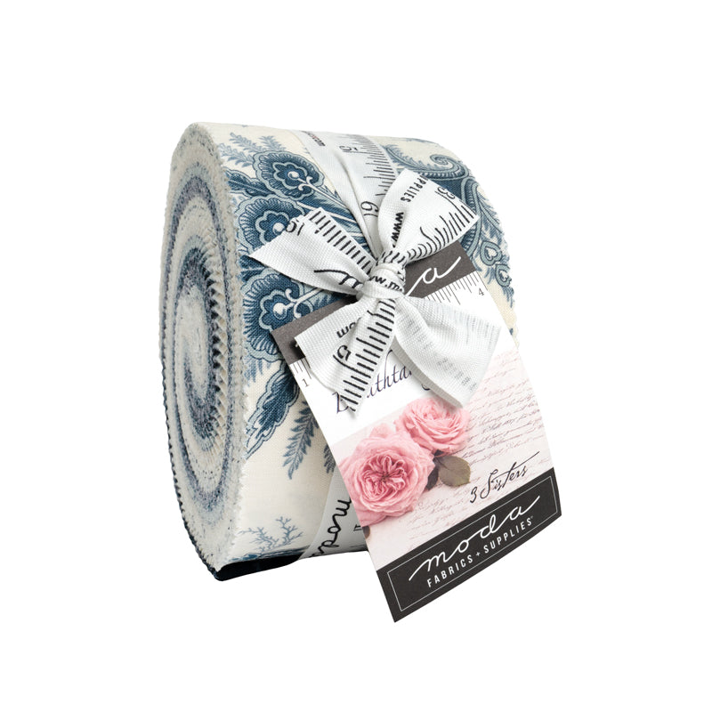 Breathtaking Blues Jelly Roll 44400JR Moda Precuts