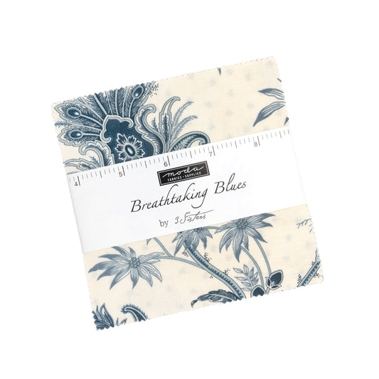 Breathtaking Blues Charm Pack 44400PP Moda Precuts