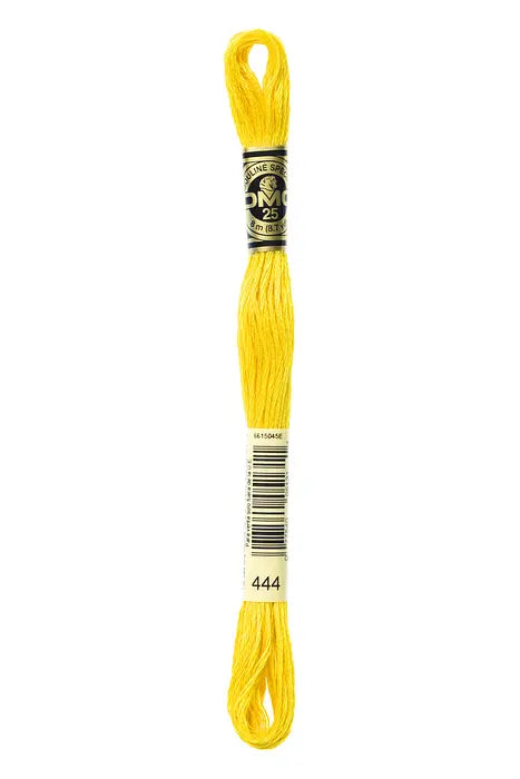 444 Bright Yellow | DMC Six-Strand Embroidery Floss