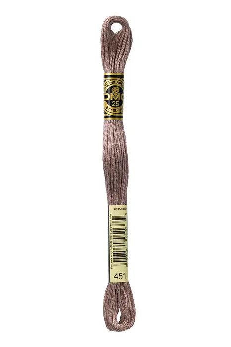 451 Little Gray | DMC Six-Strand Embroidery Floss