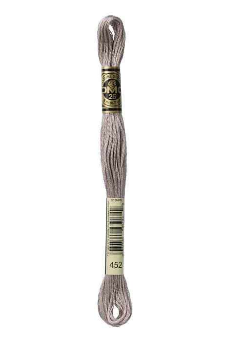 452 Pigeon Gray | DMC Six-Strand Embroidery Floss