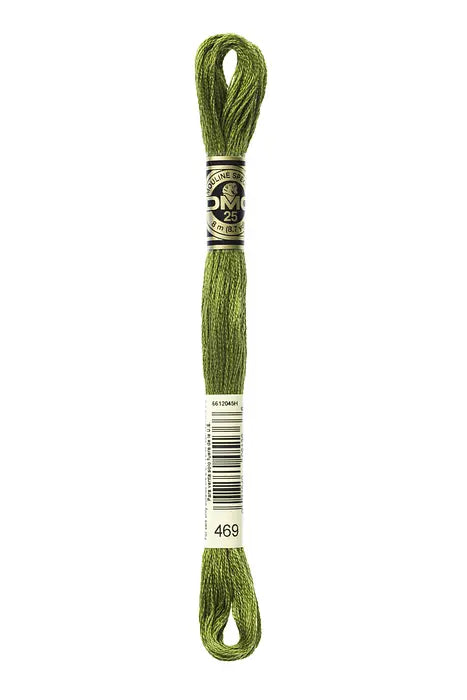 469 Golden Moss Green | DMC Six-Strand Embroidery Floss