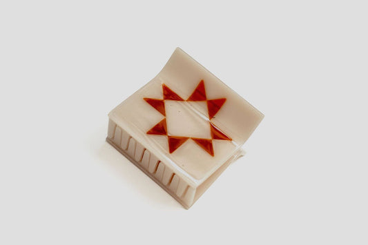 Cinnamon Sawtooth Star Claw (S) Hair Clip