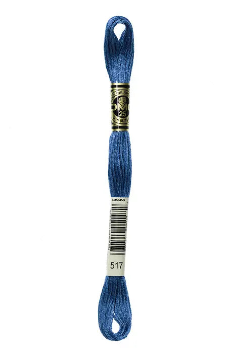 517 Nautical Blue | DMC Six-Strand Embroidery Floss