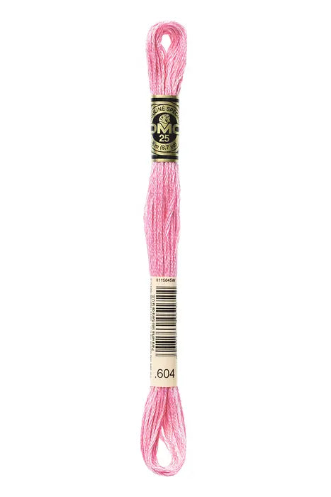 604 Pink Hyacinth | DMC Six-Strand Embroidery Floss