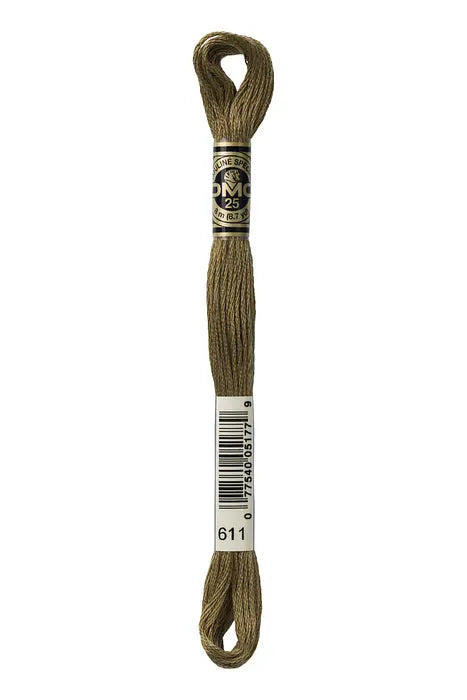 611 Umber | DMC Six-Strand Embroidery Floss