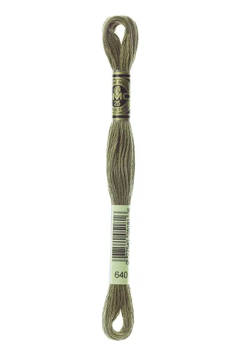 640 Grey Cobblestone | DMC Six-Strand Embroidery Floss