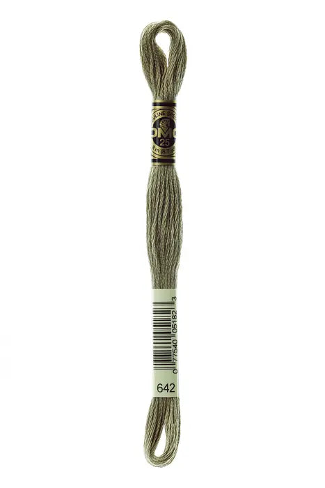 642 Umbra Grey | DMC Six-Strand Embroidery Floss